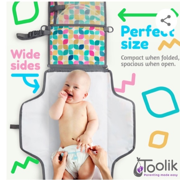 Toolik portable baby diaper changing station case - Picture 3 of 15